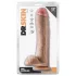 Blush Dr. Skin - naturtro dildo med testikler (natur)