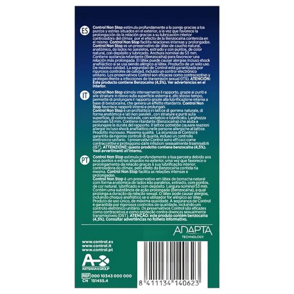 Control - Ripple Delay Effekt Kondomer (12 stk)