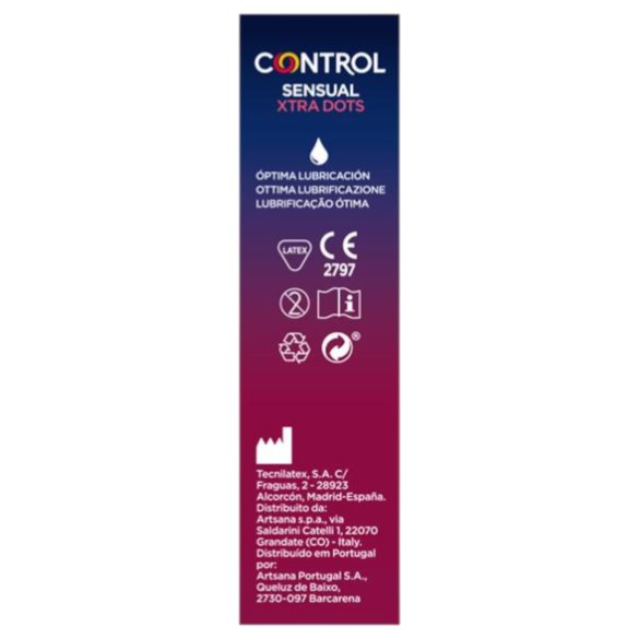 Control - ekstra prikkete kondomer (12 stk)