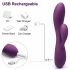 Engily Ross Bacall 2.0 - G-punktsvibrator med klitorisstimulering (lilla)