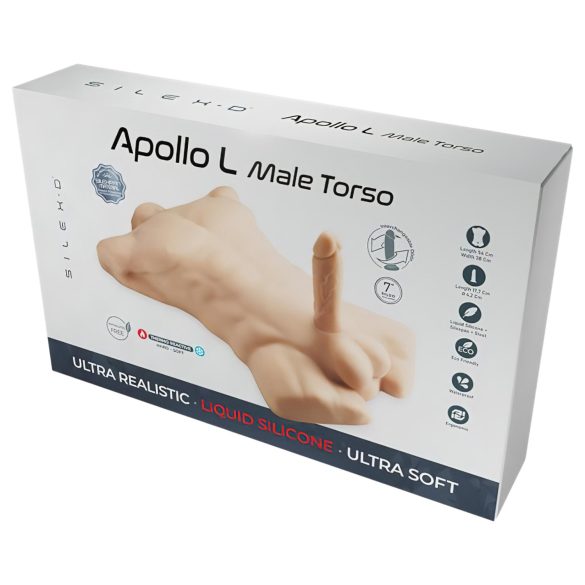 Silexd Apollo - mannlig torso (natur)