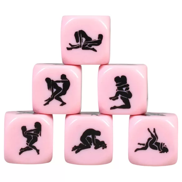 Secret Play - Kamasutra sexposisjons‑terning (rosa)