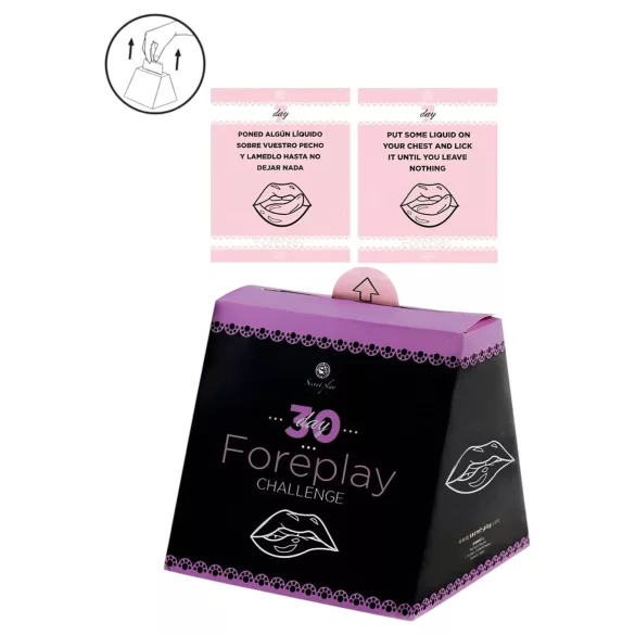 Secret Play 30 dagers forspillutfordring - forspill-utfordringskortspill (engelsk, spansk)