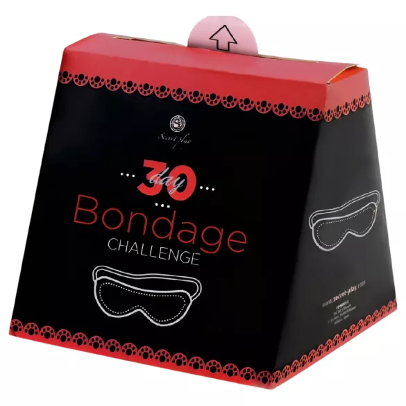 Secret Play 30 Day Bondage Challenge - bondage utfordringskortspill (engelsk, spansk)