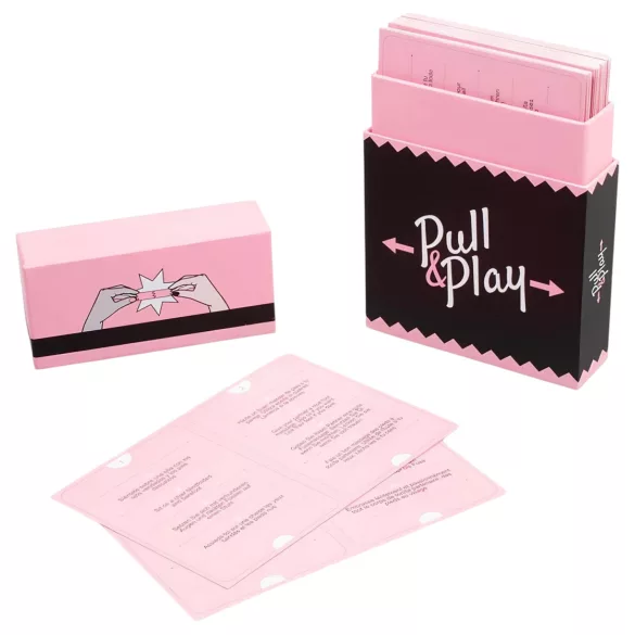 Secret Play Pull & Play - erotisk kortspill for par (50 kort) - på 7 språk