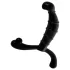 Addicted Toys - prostataka- og perineummassasjør (svart) - 11,3 cm
