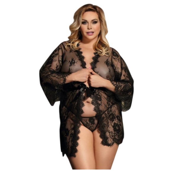 Subblime Queen Plus - blonderobe sett - svart (XL-2XL)