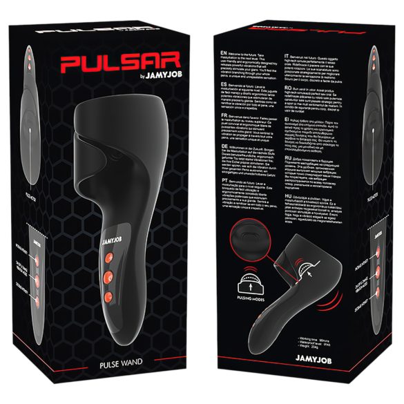 JamyJob - pulserende penishodevibrator (svart)