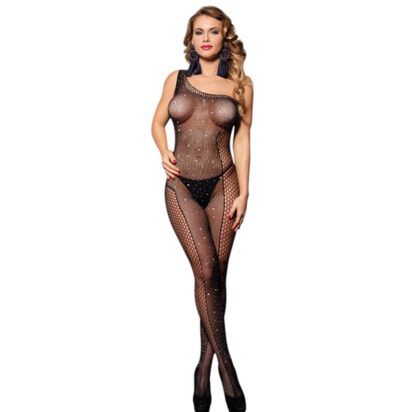Subblime 952037 - netting jumpsuit med strass - (svart) - S-L