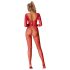 Subblime 952419 - glitrende jumpsuit med strass - (rød) - S-L