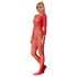 Subblime 952419 - glitrende jumpsuit med strass - (rød) - S-L
