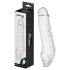 Addicted Toys - penisforlenger med kule-ring - 23cm (transparent)