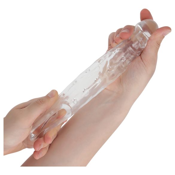 Addicted Toys - penisforlenger med kule-ring - 23cm (transparent)