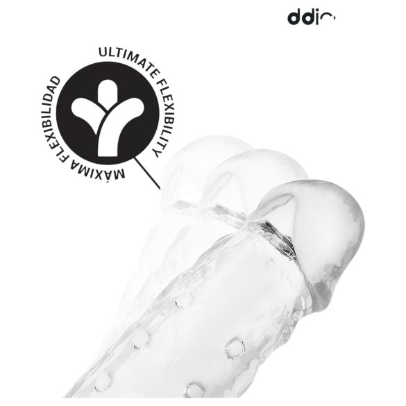 Addicted Toys - penisforlenger med kule-ring - 23cm (transparent)