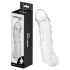 Addicted Toys - penisring med testikkelring - 27 cm (gjennomsiktig)