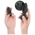 Addicted Toys - bevegelig tunge anale vibrator (svart)