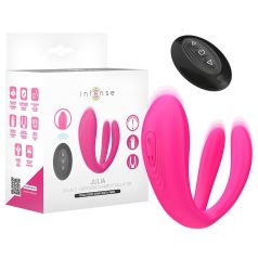   Intense Julia - G-punkt og klitorisstimulator vibrator (rosa)