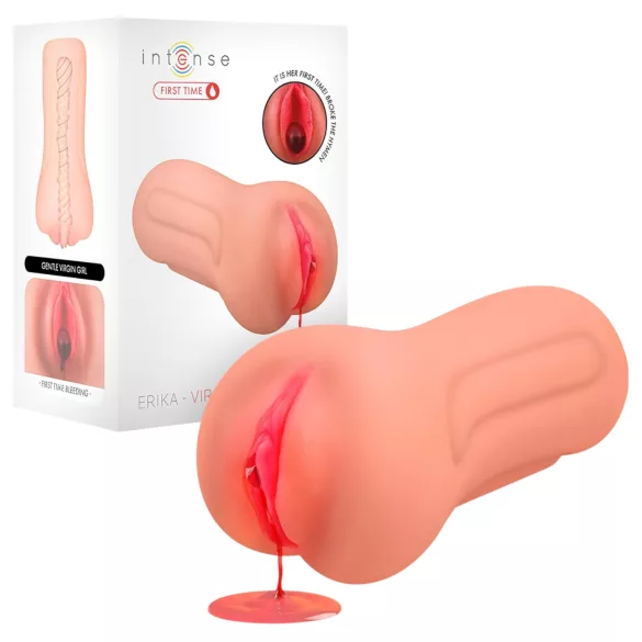 Intense First Time Erica - realistisk jomfruelig kunstig vagina‑masturbator (naturfarget)