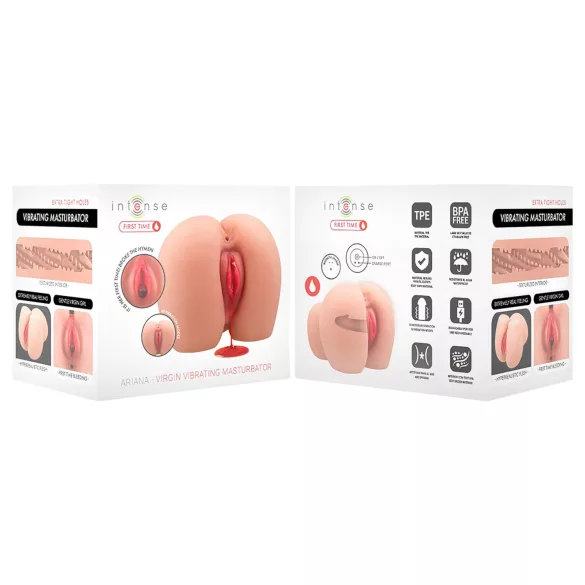 First Time Ariana - realistisk, vibrerende jomfru-masturbator (naturell)