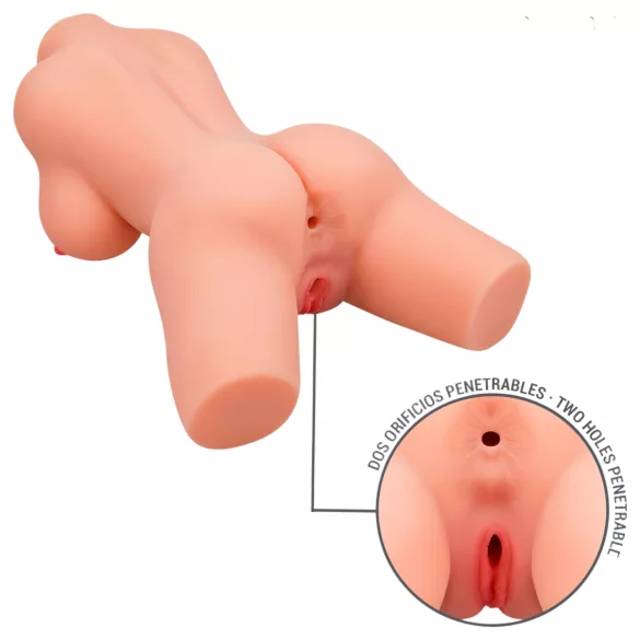 Intense Deep Touch Jesse - realistisk torso-masturbator (naturlig)