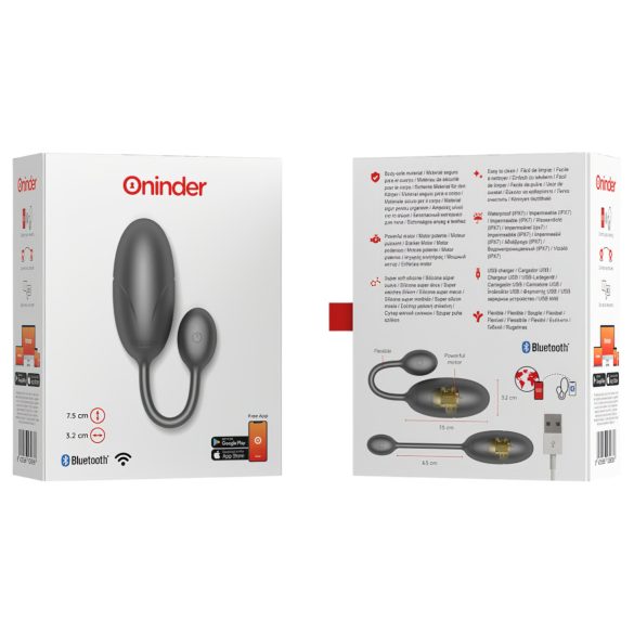 Oninder Tokyo - smart vibrasjonsegg (svart)