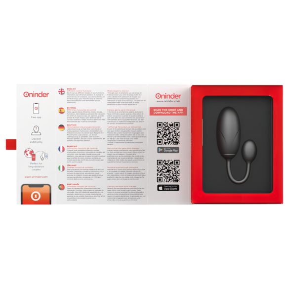 Oninder Tokyo - smart vibrasjonsegg (svart)