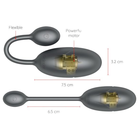 Oninder Tokyo - smart vibrasjonsegg (svart)