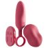 Platanomelón Mobi - 2-delt vibratorsett - (rød)