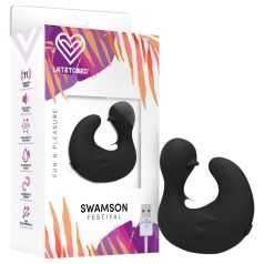 Latetobed - andeformet finger-vibrator (svart) Latetobed - andeformet finger-vibrator (svart)