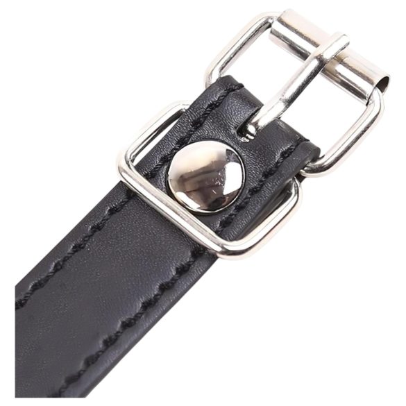 Latetobed - silikon munnknebel, leppeformet (svart)