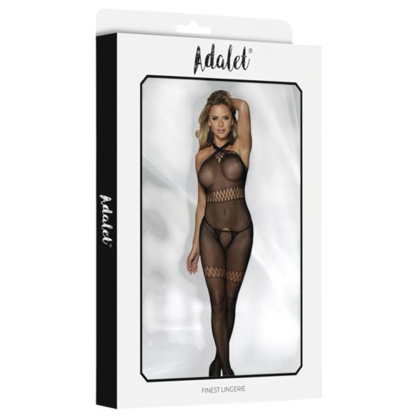 Adalet Kona - åpen nettingoverall - (svart)