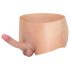 INTOYOU - justerbar realistisk strap-on dildo (naturlig)