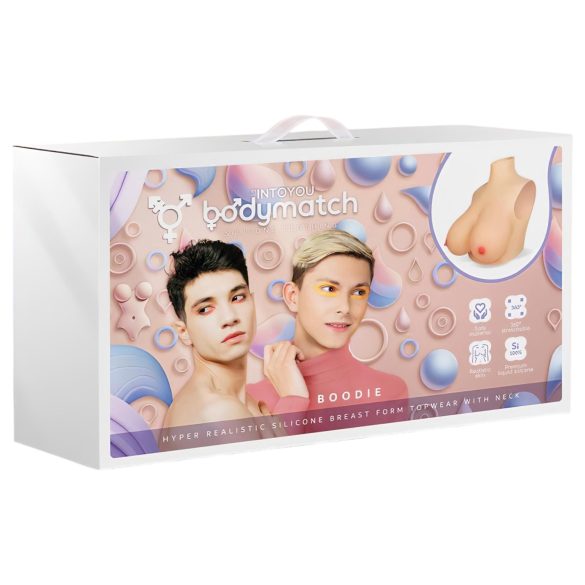 INTOYOU - realistiske påspennelige bryster (naturlig)
