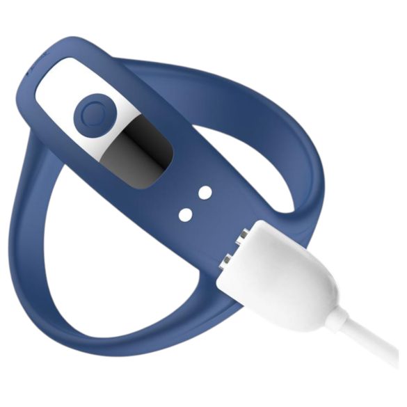 INTOYOU - smart vibrasjonsring for penis og testikler (blå)