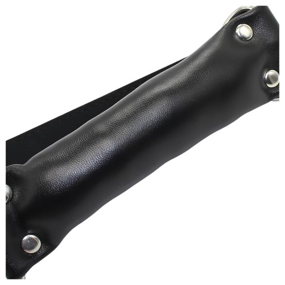 Latetobed - polstret munnknebel (svart)