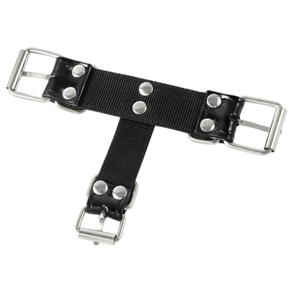 Latetobed - halsbånd med nesekrok (svart)