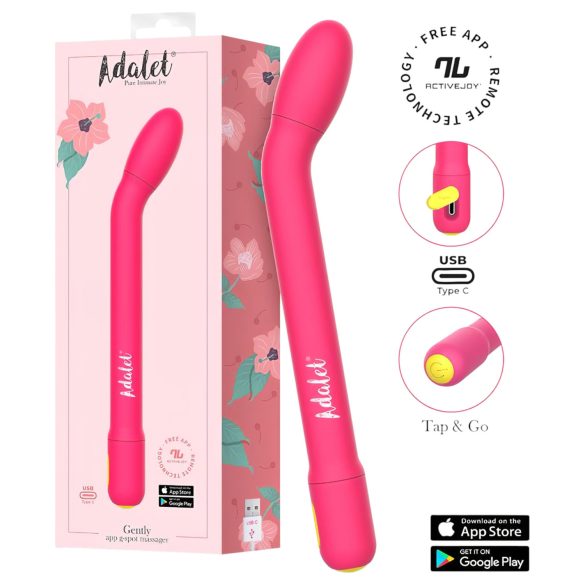 Adalet Gently - smart G-punkt og prostata vibrator (rosa)