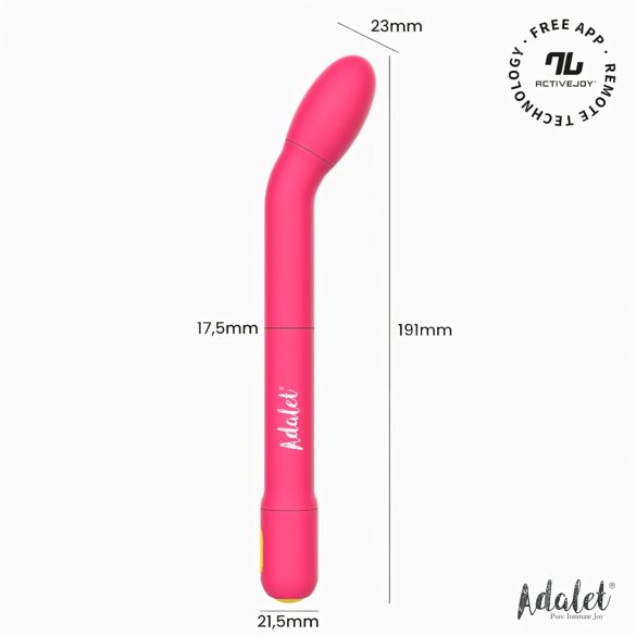 Adalet Gently - smart G-punkt og prostata vibrator (rosa)