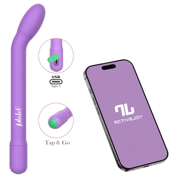 Adalet Gently - smart G-punkt og prostata vibrator (lilla)