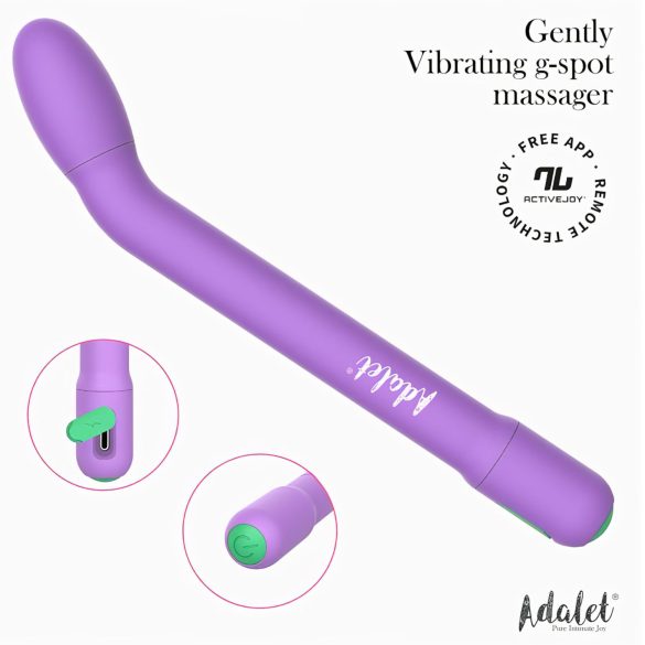 Adalet Gently - smart G-punkt og prostata vibrator (lilla)