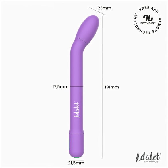 Adalet Gently - smart G-punkt og prostata vibrator (lilla)