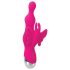 Evolved - perlevibrator med klitorisbøyle (rosa)