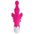 Evolved - perlevibrator med klitorisbøyle (rosa)