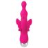 Evolved - perlevibrator med klitorisbøyle (rosa)