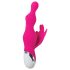 Evolved - perlevibrator med klitorisbøyle (rosa)