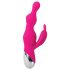 Evolved - perlevibrator med klitorisbøyle (rosa)