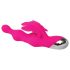 Evolved - perlevibrator med klitorisbøyle (rosa)