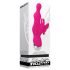 Evolved - perlevibrator med klitorisbøyle (rosa)