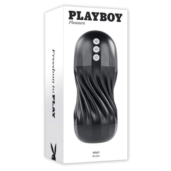 Playboy Solo Stroker - Luksus sugemasturbator (svart)