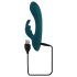 Playboy Rabbit - oppladbar klitorisvibrator, vanntett (turkis)